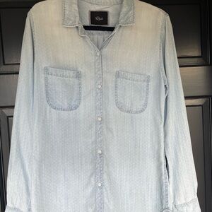 Rails Light Blue Casual Button Down Shirt